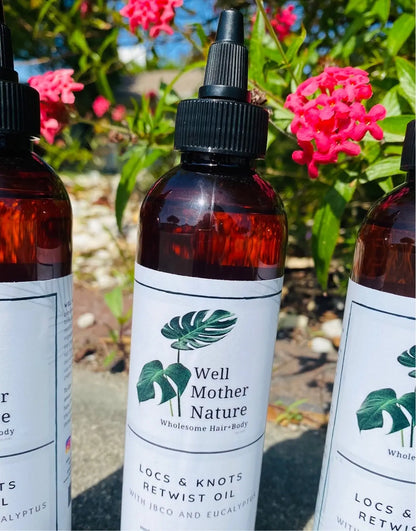 Locs & Knots - Retwist Oil WellMotherNature.com